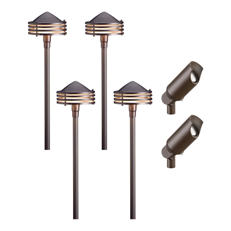 Kichler Architectural Bronze Low Voltage Hardwired Configurable